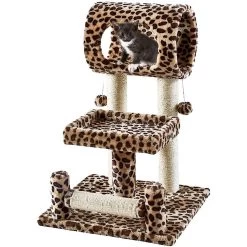 Frisco 28-in Faux Fur Cat Tree