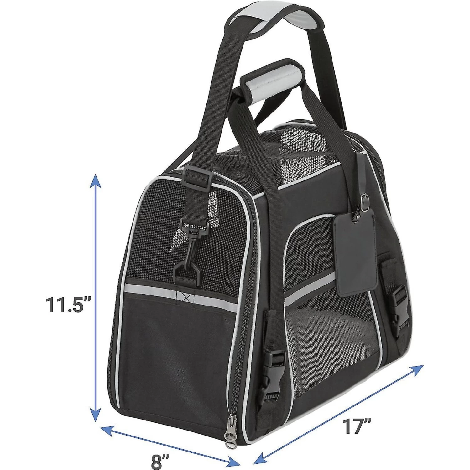 Frisco Basic Dog & Cat Carrier Bag, Black - Image 3