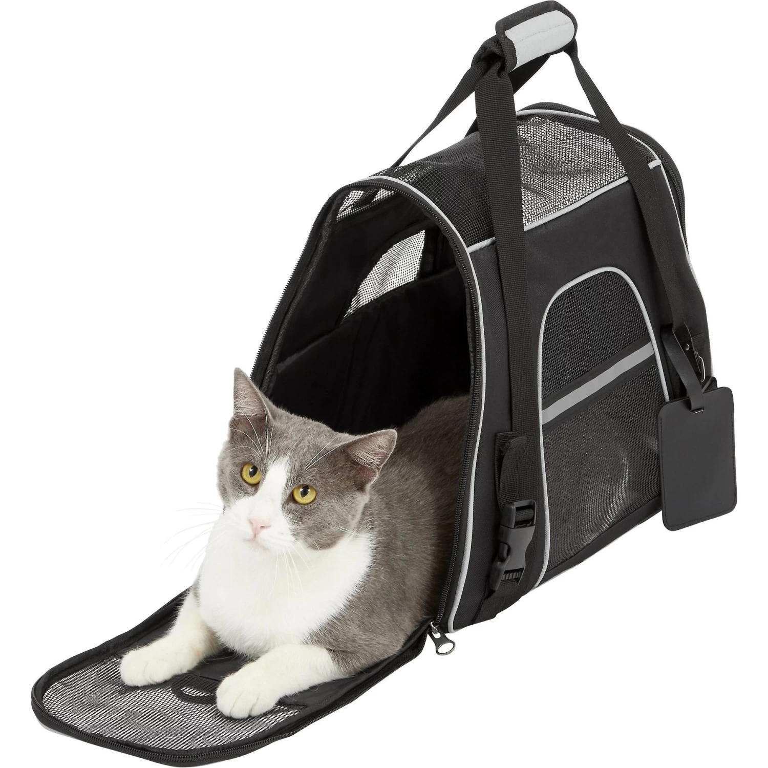 Frisco Basic Dog & Cat Carrier Bag, Black - Image 7