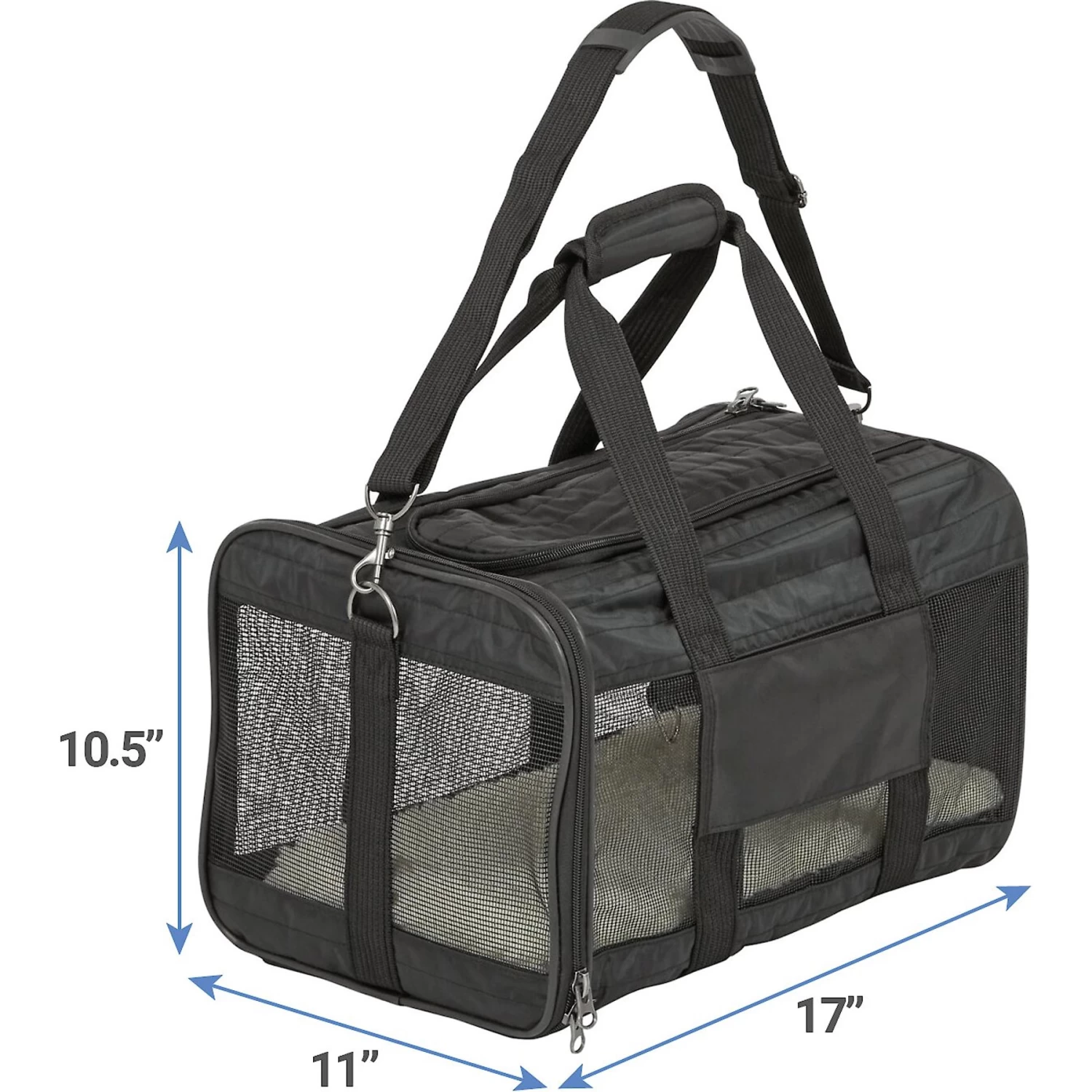 Frisco Premium Travel Bag Dog & Cat Carrier - Image 2