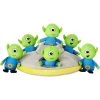 Frisco Flying Saucer & Aliens Hide & Seek Puzzle Plush Squeaky Dog Toy