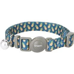 Frisco Pineapple Polyester Breakaway Cat Collar With Bell