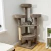 Frisco 65-in Real Carpet Scratch And Lounge Cat Tree