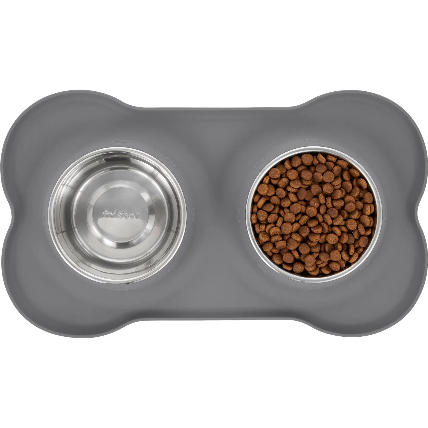 Frisco Silicone Stainless Steel Double Diner Dog & Cat Bowl - Image 5