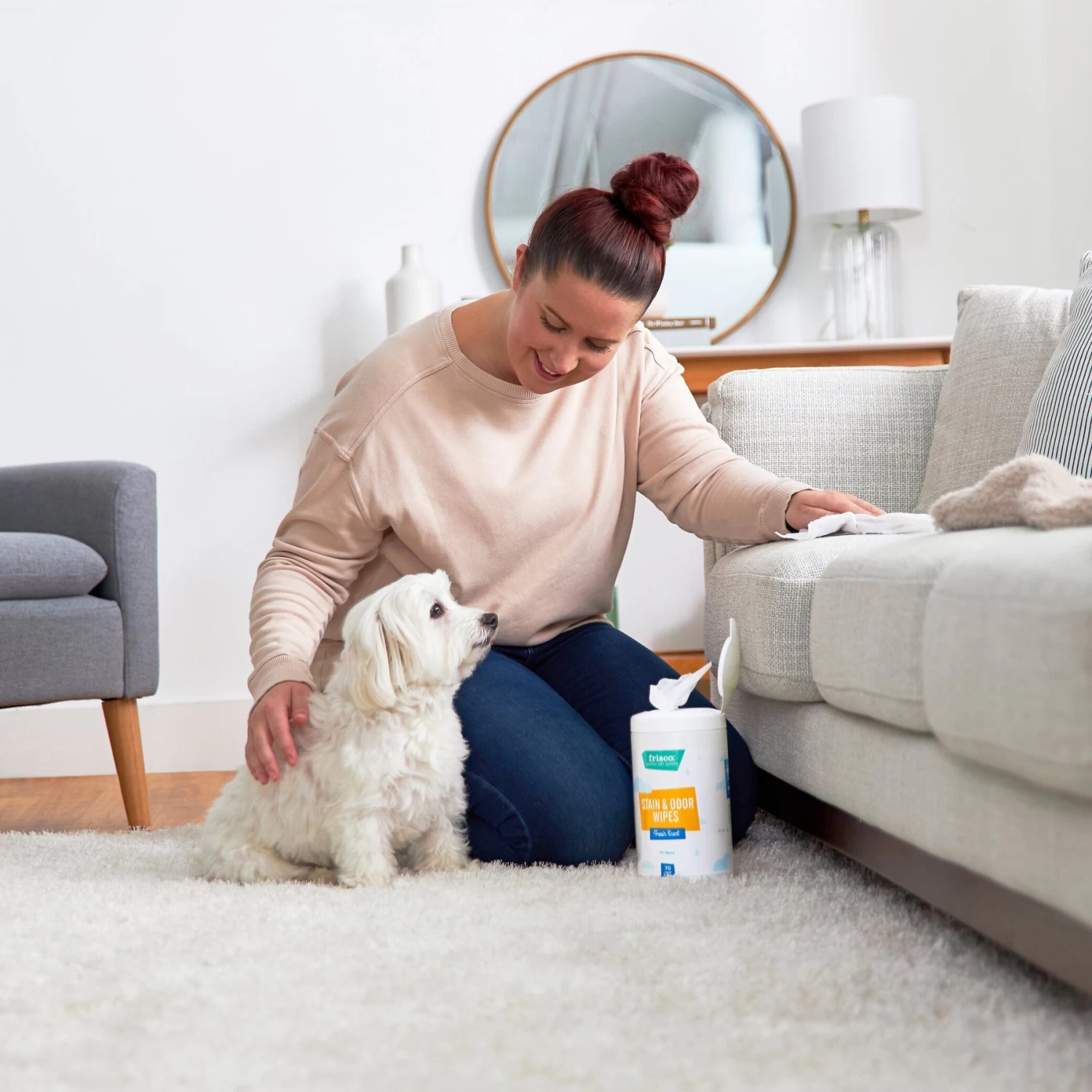 Frisco Stain & Odor Remover Wipes, 70 Count - Image 2