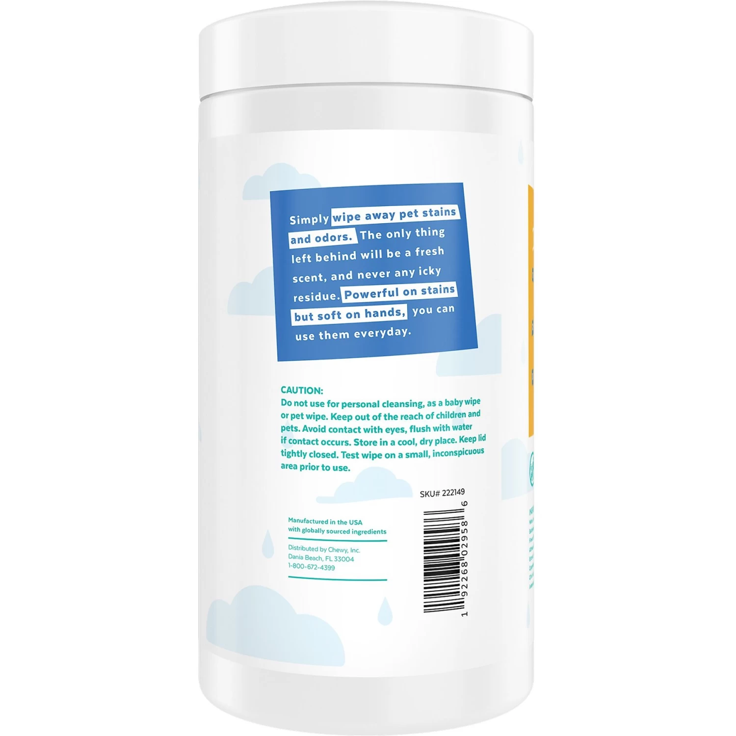 Frisco Stain & Odor Remover Wipes, 70 Count - Image 3