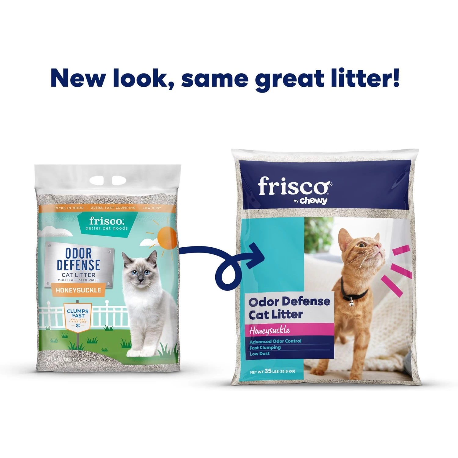 Frisco Odor Defense Honeysuckle Scented Clumping Clay Cat Litter - Image 2