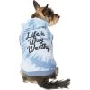 Frisco Life Is Wag Worthy Tiedye Print Dog & Cat Hoodie