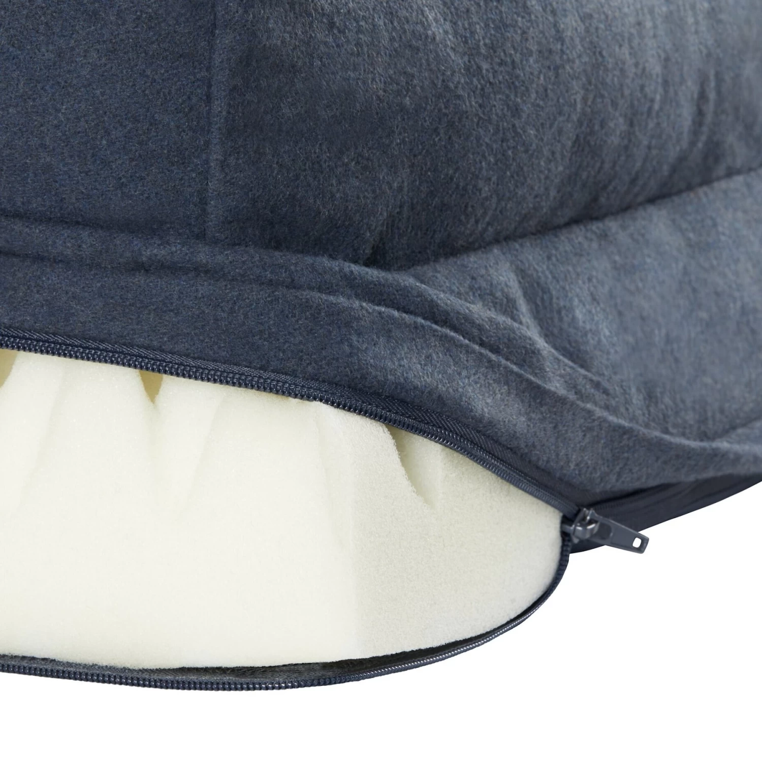 Frisco Faux Felt Orthopedic Sofa Bolster Dog Bed W/Removable Cover - Image 6