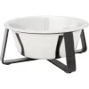 Frisco Black Iron Non-Skid Stainless Steel Dog & Cat Bowl