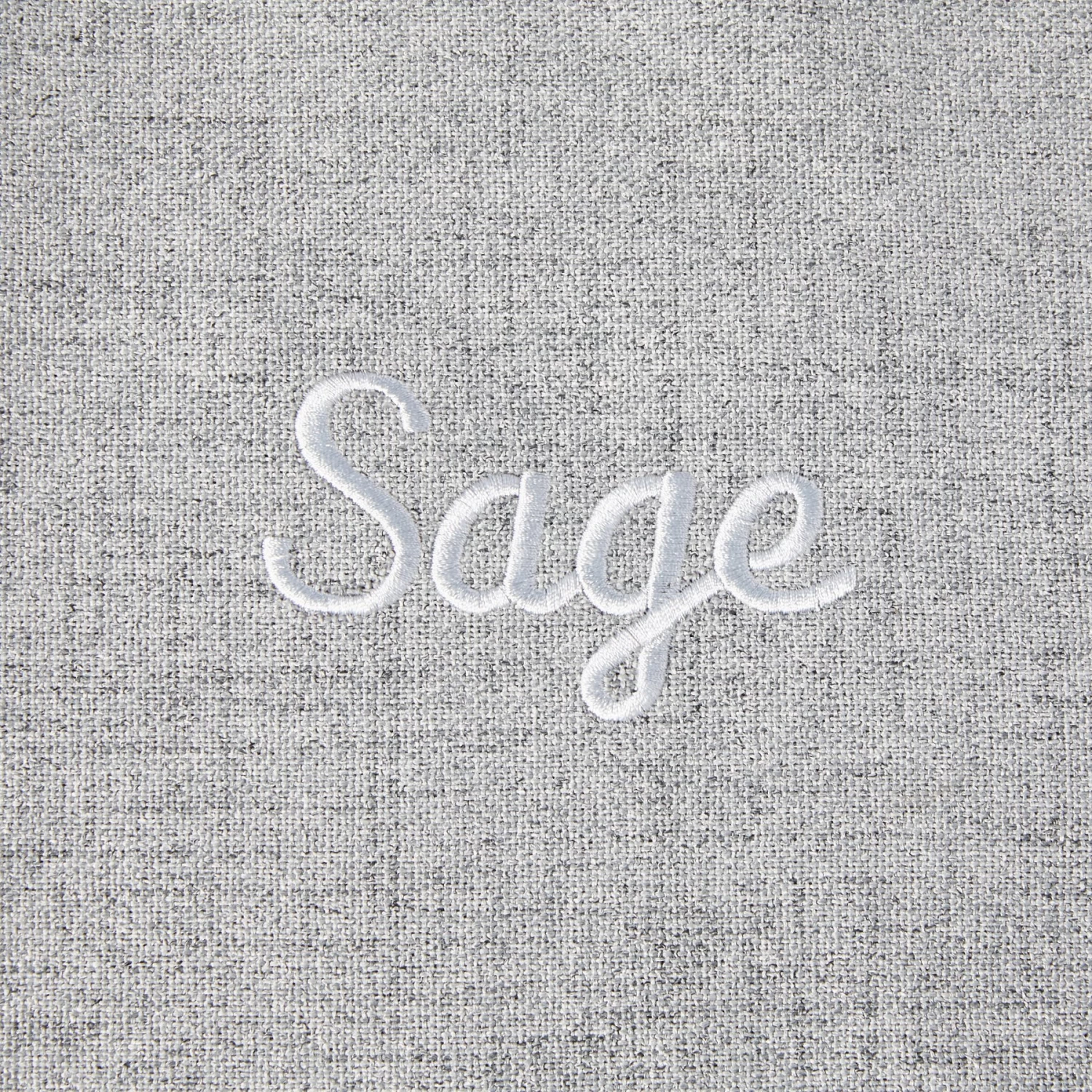 Frisco Faux Linen Corner Personalized Bolster Dog Bed W/Removable Cover, Harbour Blue, L - Image 4