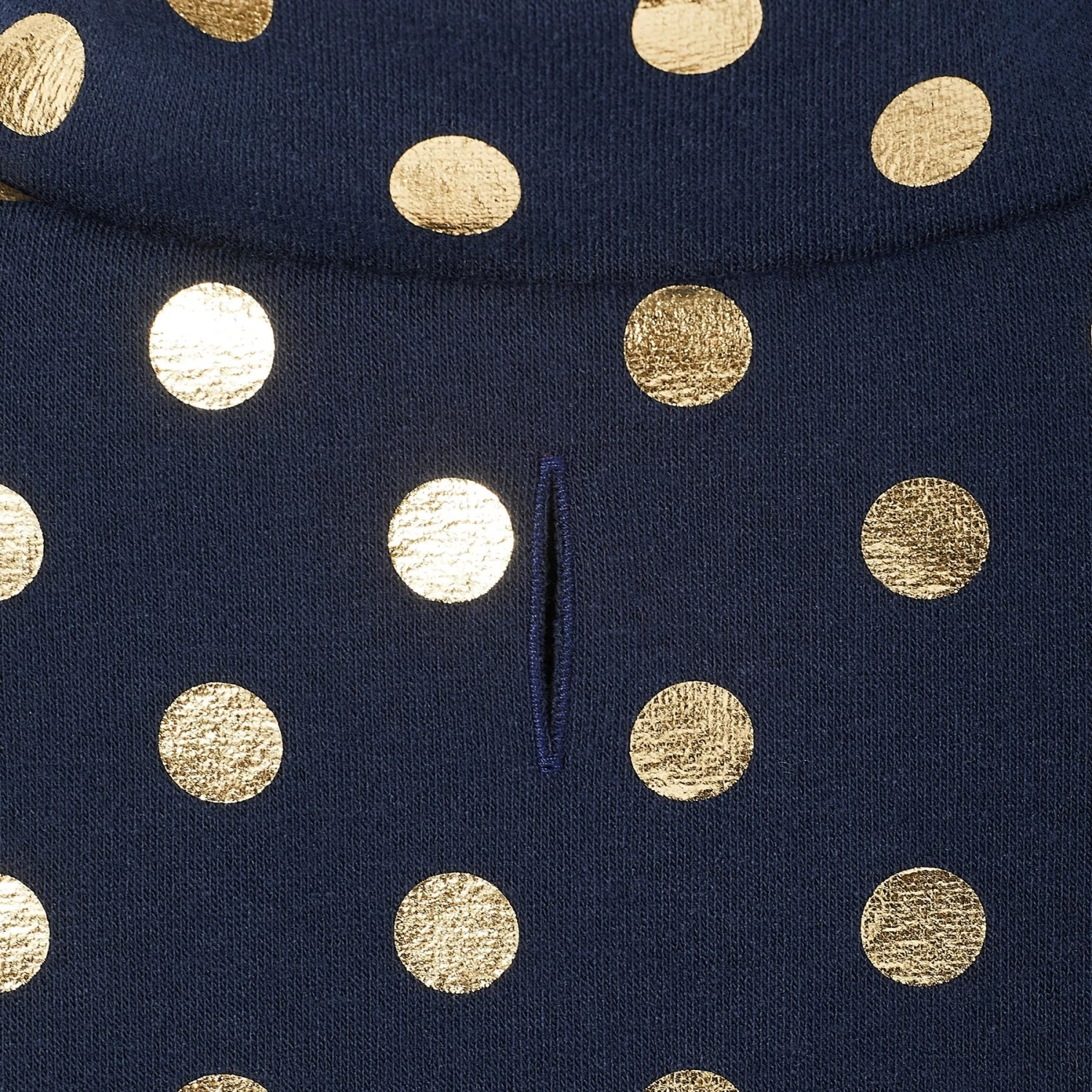 Frisco Lightweight Gold Dotted Dog & Cat Jacket, Navy - Image 6