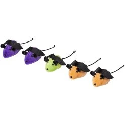 Frisco Halloween Bat Mice Plush Cat Toy With Catnip
