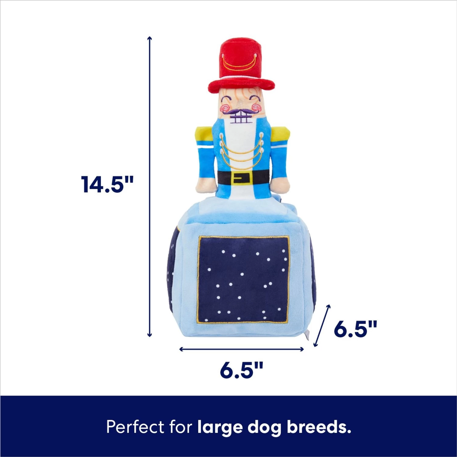 Frisco Nutcracker-in-a-Box Plush Squeaky Dog Toy - Image 2