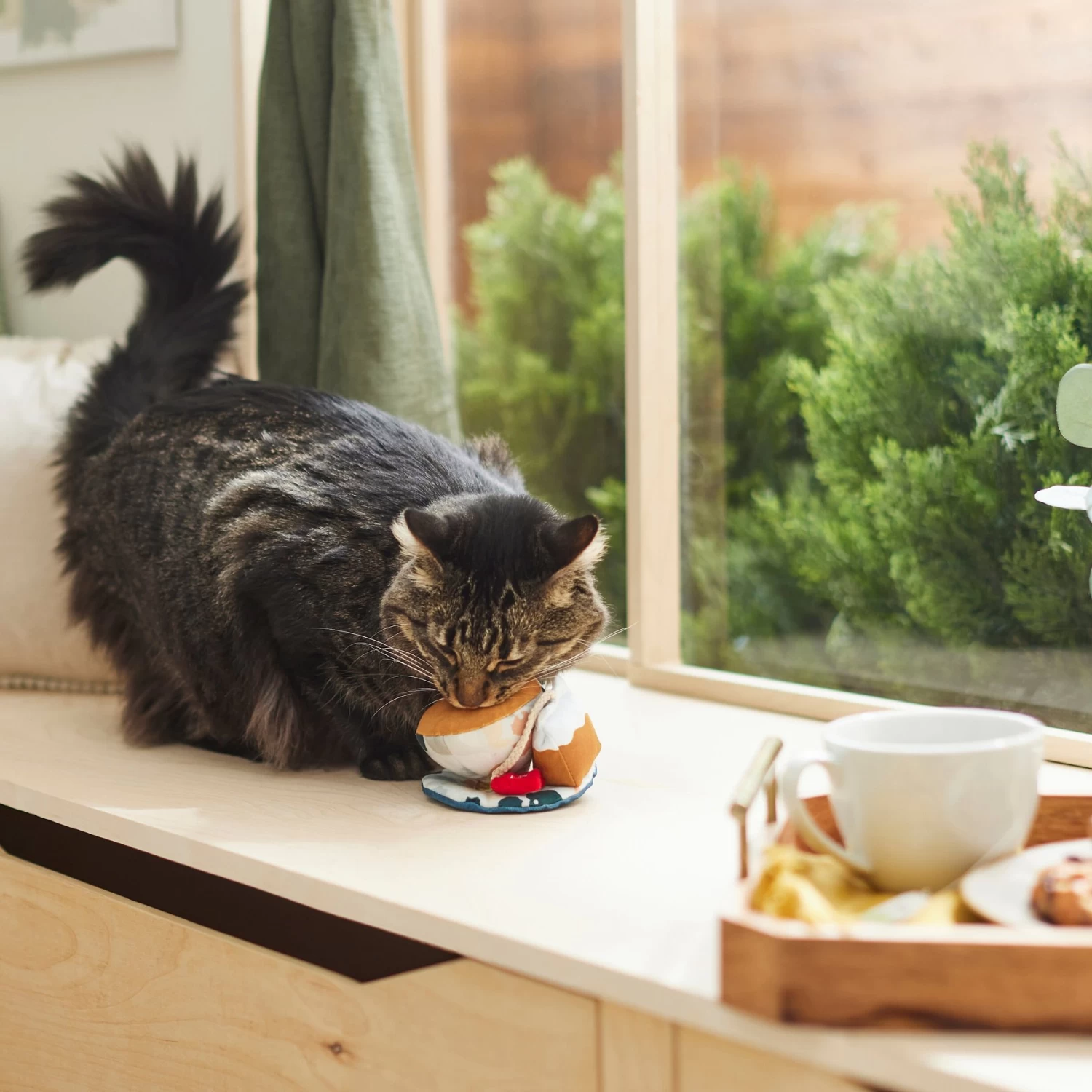 Frisco Brunch Teacup Plush Cat Toy With Catnip - Image 3