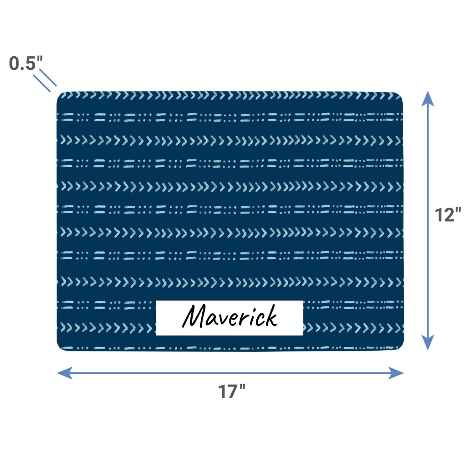 Frisco Mudcloth Personalized Dog & Cat Placemat - Image 4