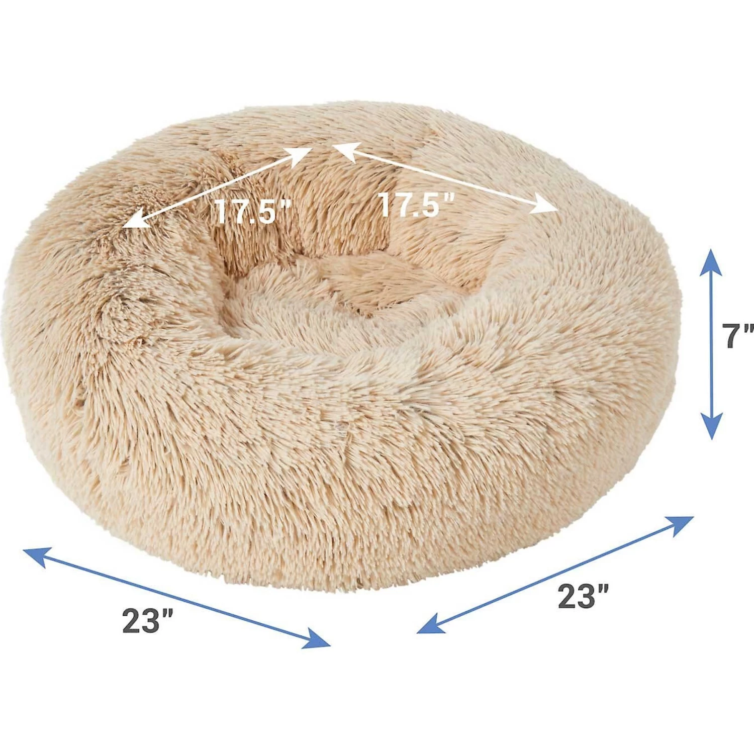 Frisco Eyelash Cat & Dog Bolster Bed & Frisco Eyelash Cat & Dog Bolster Bed - Image 3