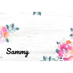 Frisco Personalized Rustic Dog & Cat Placemat