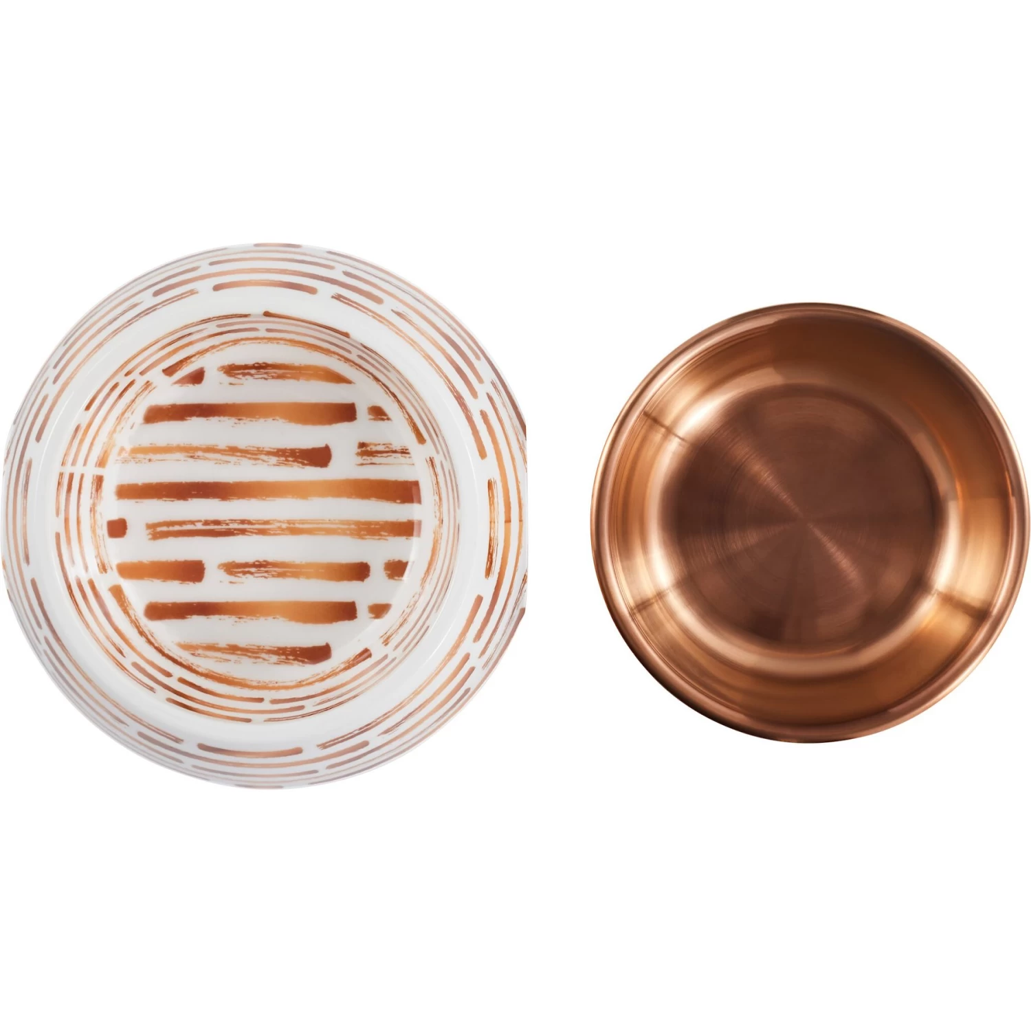 Frisco Copper Print Design Stainless Steel Dog & Cat Bowl - Image 5