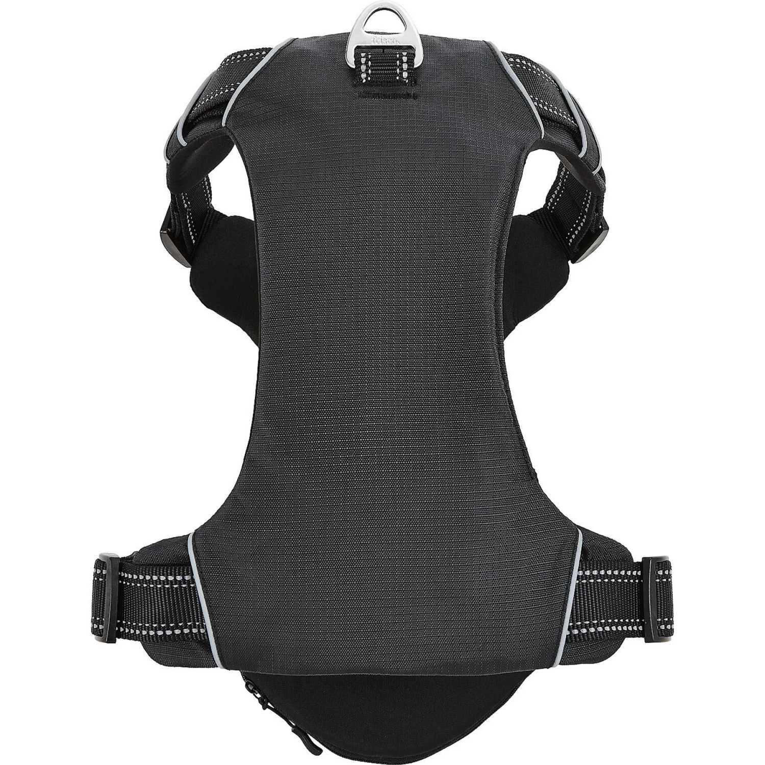 Frisco Outdoor Premium Ripstop Nylon Dog Harness With Pocket & Frisco Outdoor Nylon Reflective Comfort Padded Dog Collar - Image 3