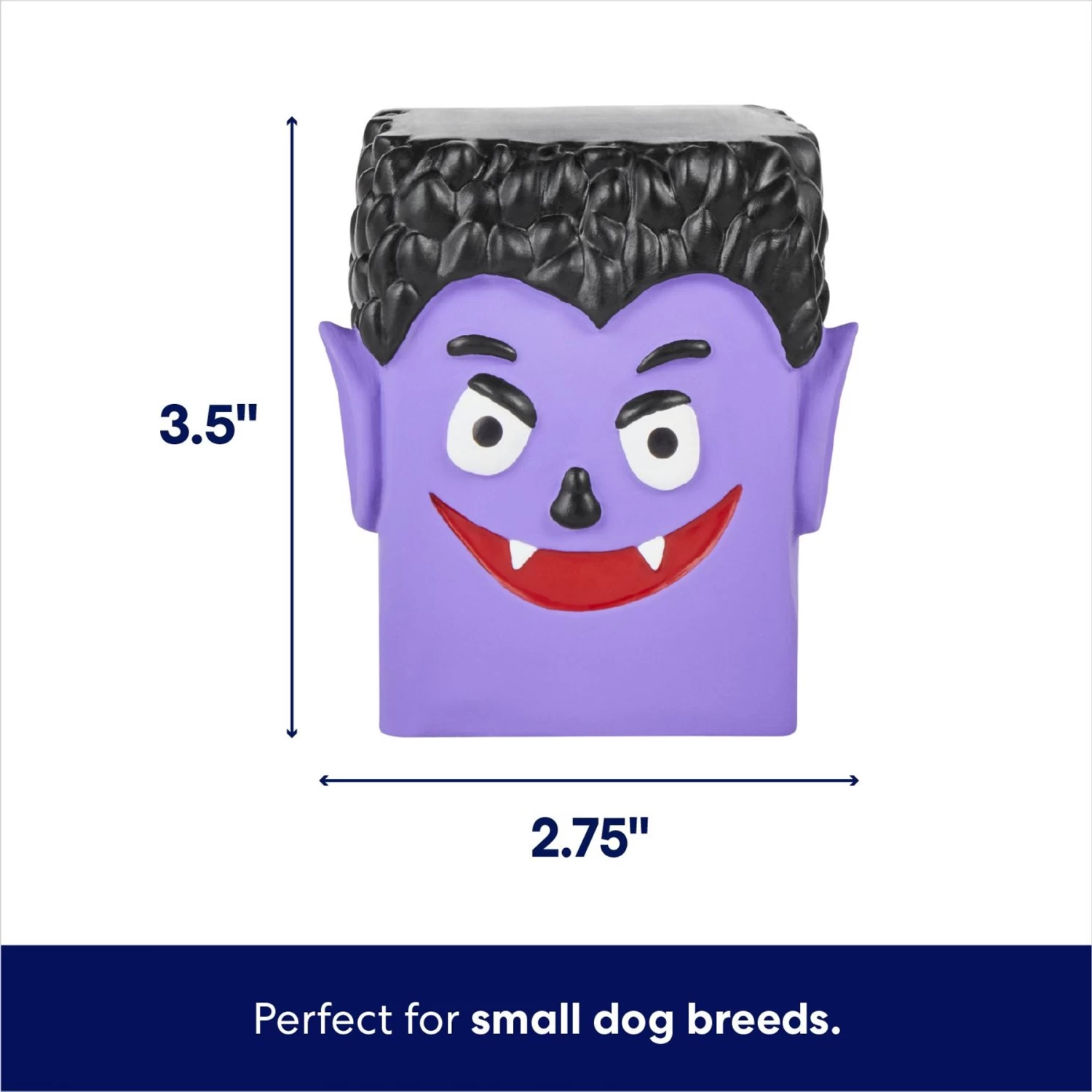 Frisco Halloween Vampire Latex Squeaky Dog Toy - Image 2