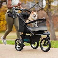 Frisco No-Zip, Collapsible Cat & Dog Jogger Stroller