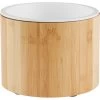 Frisco Elevated Non-Skid Bamboo Melamine Dog Bowl With Bamboo Stand