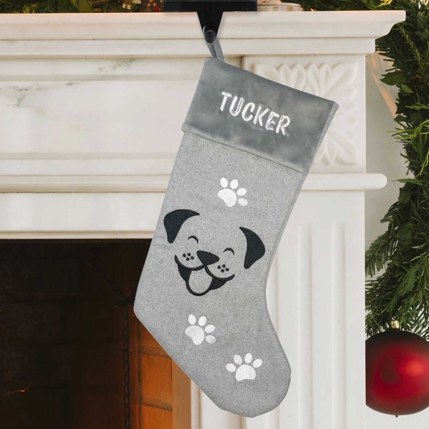 Frisco Personalized Happy Dog Holiday Dog Stocking - Image 2