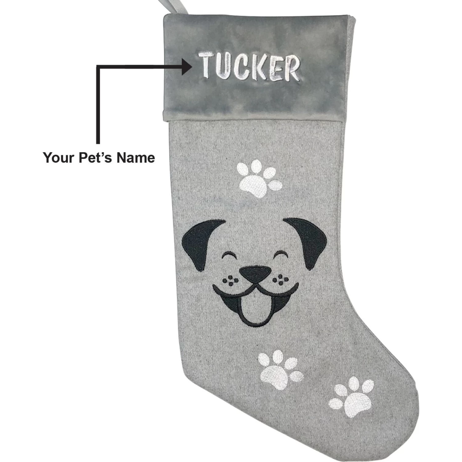 Frisco Personalized Happy Dog Holiday Dog Stocking - Image 3