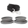 Frisco Solid Nylon Dog Leash & Frisco Travel Collapsible Silicone Dog & Cat Bowl