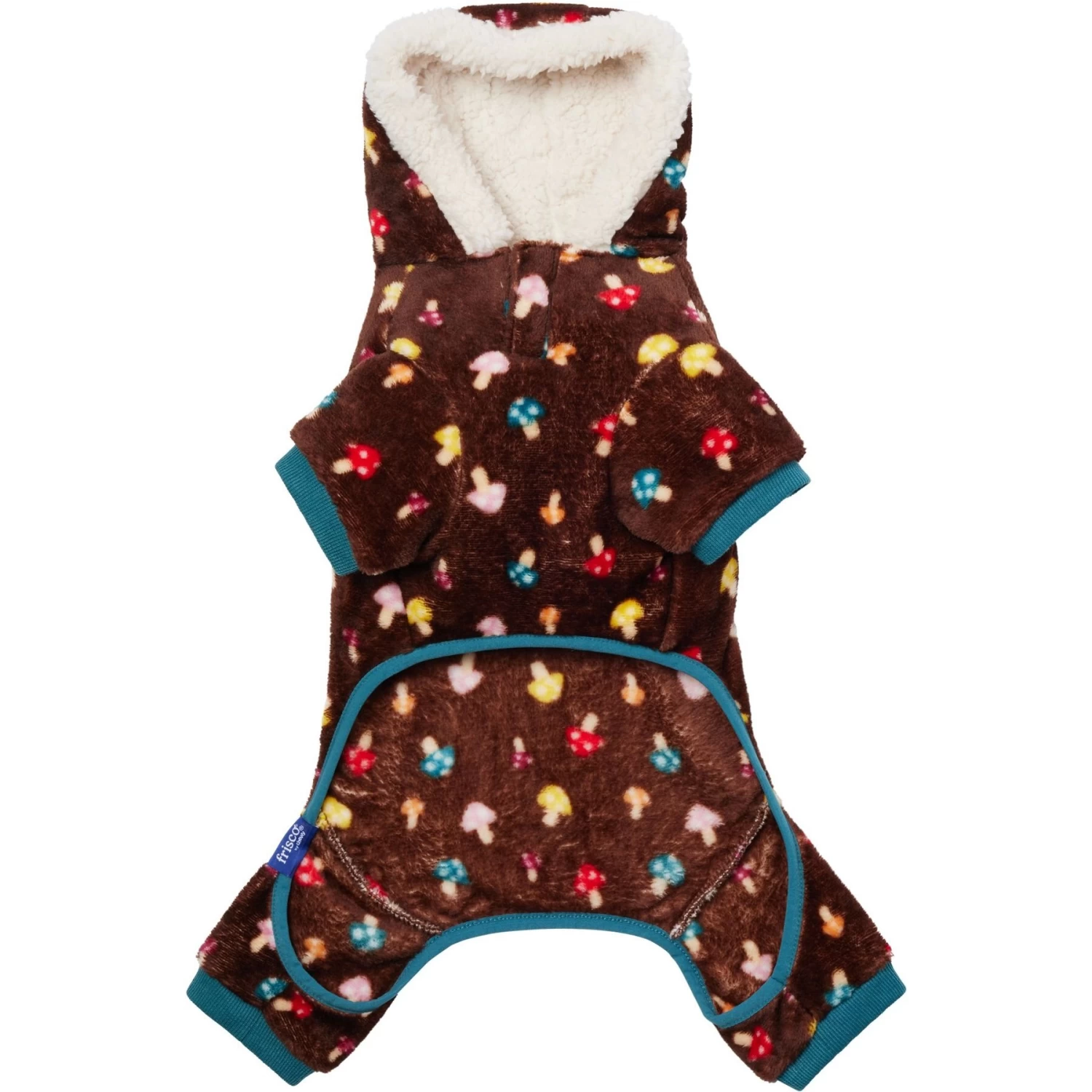 Frisco Cozy Plush Fleece Dog & Cat PJs, Mushrooms - Image 5