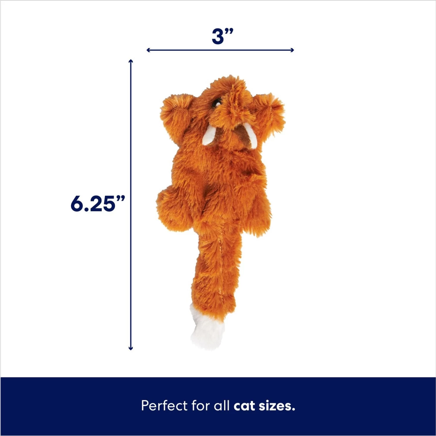 Frisco Squirrel Plush Cat Toy With Refillable Catnip & Frisco Bird With Feathers Teaser Wand Cat Toy With Catnip - Image 3